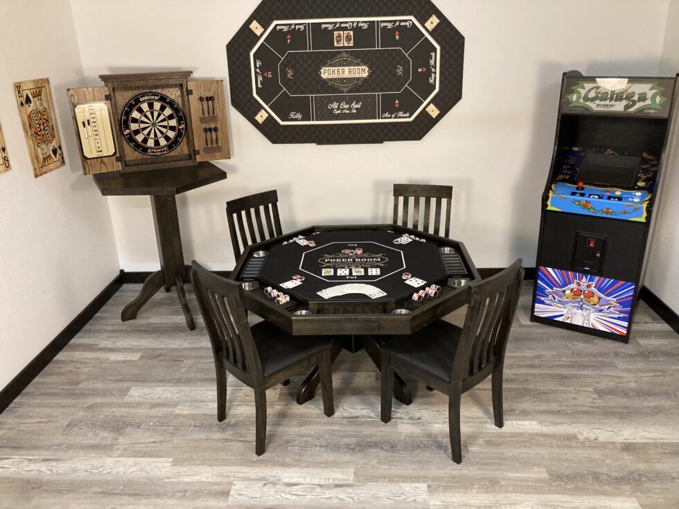 Pro 8 (54″) – Classic Custom Solid Wood Poker Gaming Table - Lost Mill ...