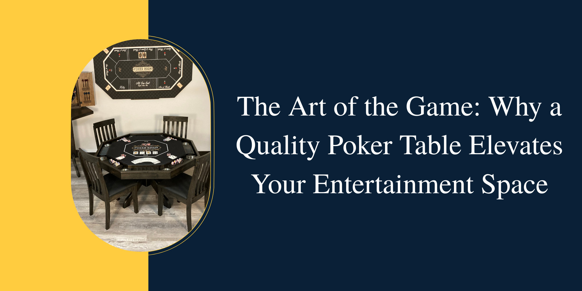 The Art of the Game: Why a Quality Poker Table Elevates Your Entertainment Space