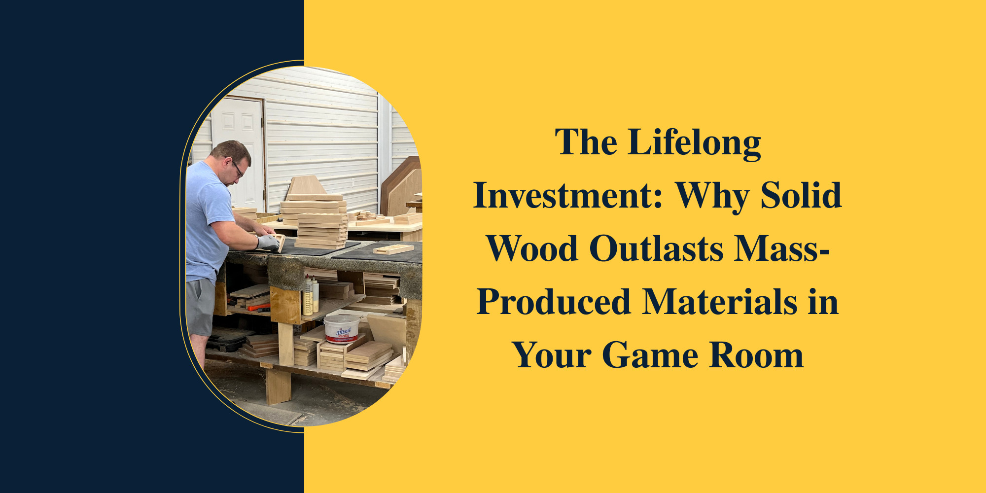 The Lifelong Investment: Why Solid Wood Outlasts Mass-Produced Materials in Your Game Room